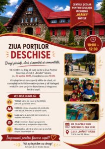 Centrul Școlar Brădet-Săcele invită la Ziua Porților Deschise