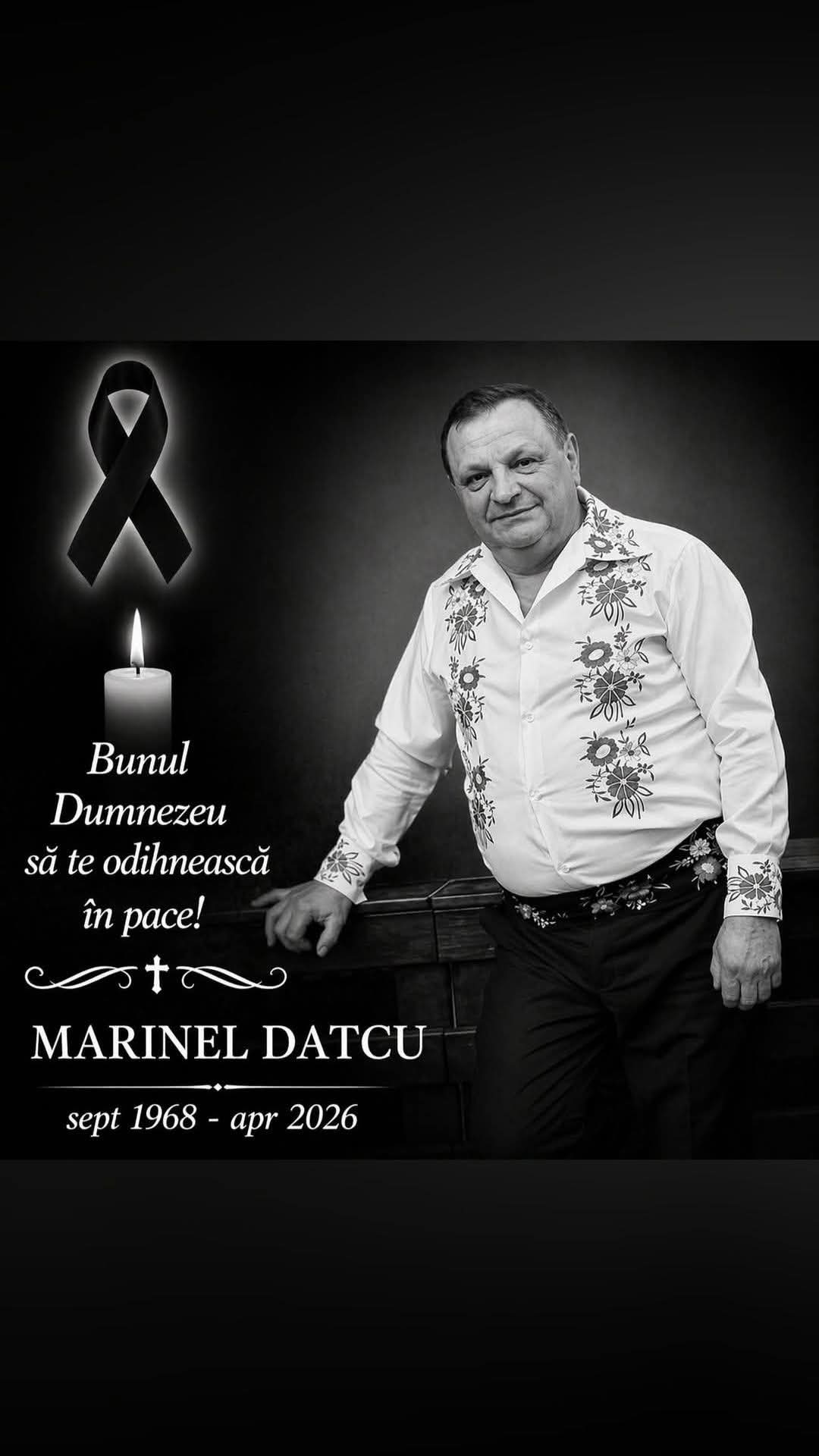 Marinel Datcu, un fost mare artist din Banat, a trecut în neființă