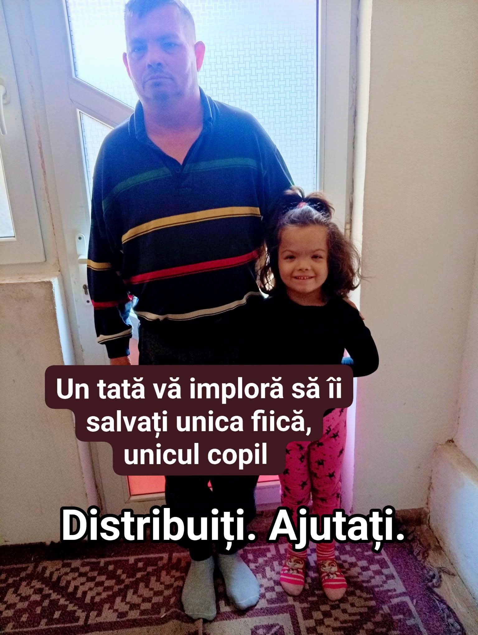 Delia, fetița din Gorj, are nevoie de sprijin pentru investigații medicale urgente