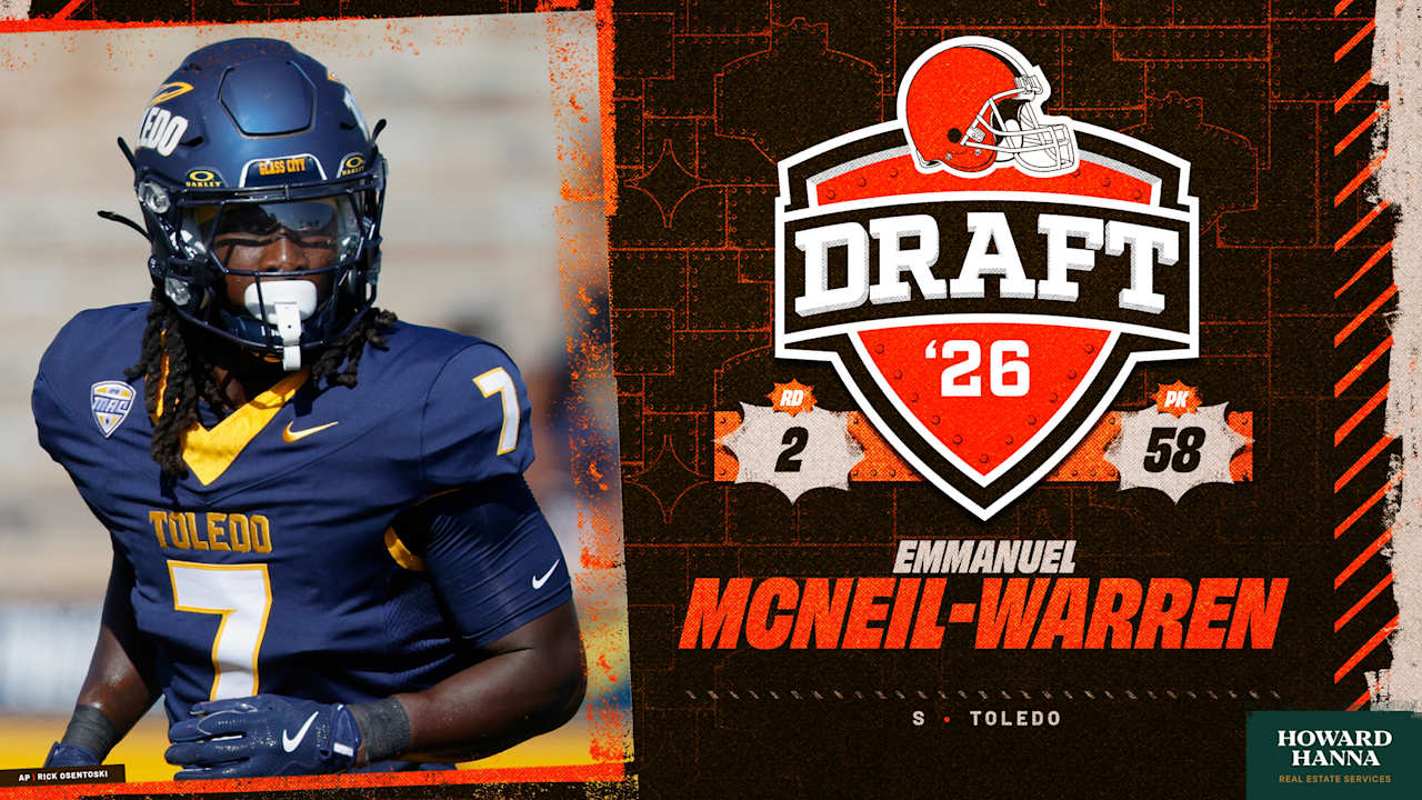 Browns îl aleg pe S Emmanuel McNeil-Warren cu alegerea Nr. 58 în Draftul NFL 2026