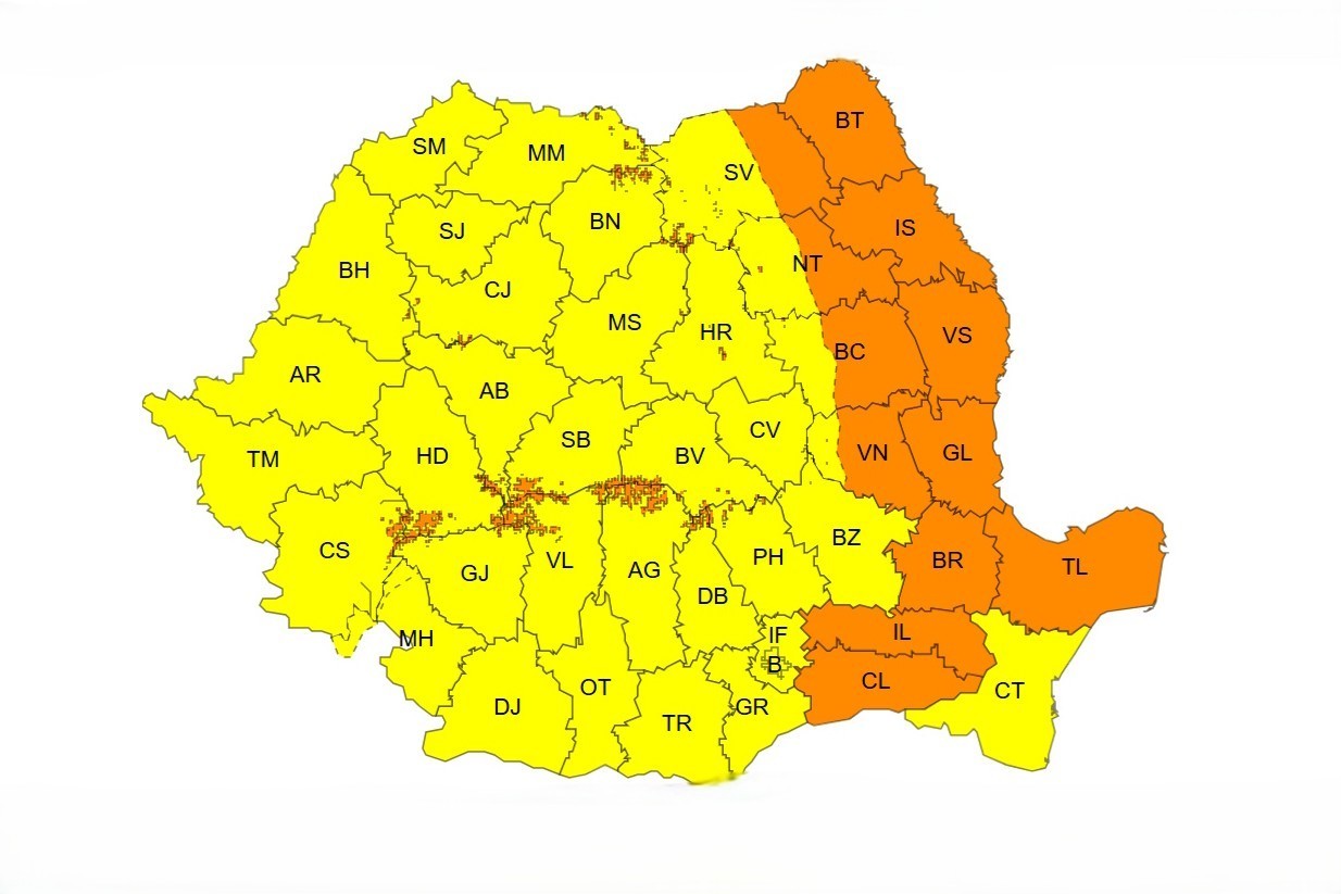 Atenție, Ialomița: Vânt puternic prognozat duminică