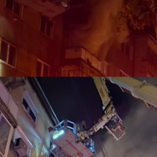 Incendiu devastator în Oradea: un apartament a fost distrus