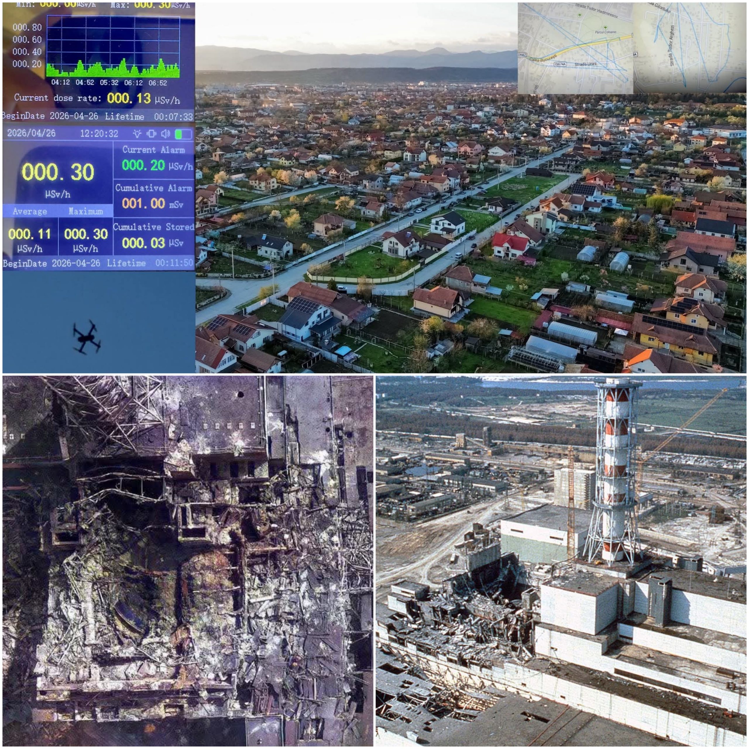 Un tânăr din Târgu Jiu măsoară radiațiile la 40 de ani de la Cernobîl