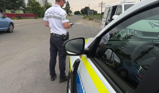 Peste 80 de sancțiuni aplicate de polițiști pe DN2