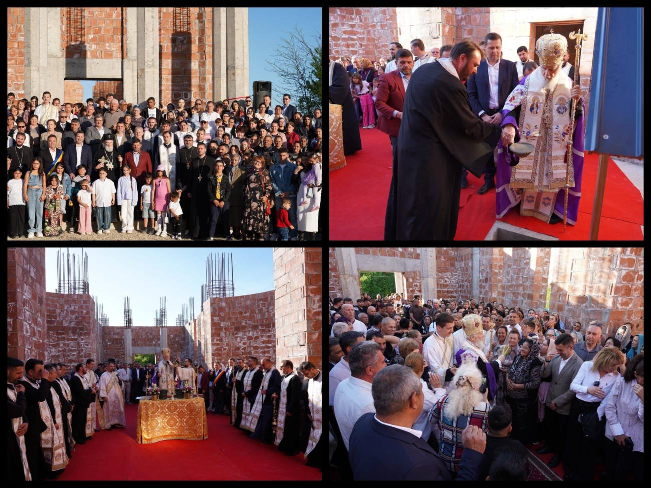 Întemeierea unei noi biserici în Românești, Dâmbovița