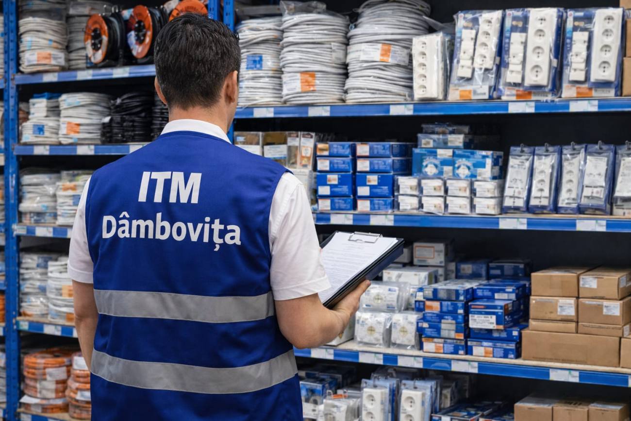 Acțiuni de control ale ITM Dâmbovița pentru siguranța produselor pe piață