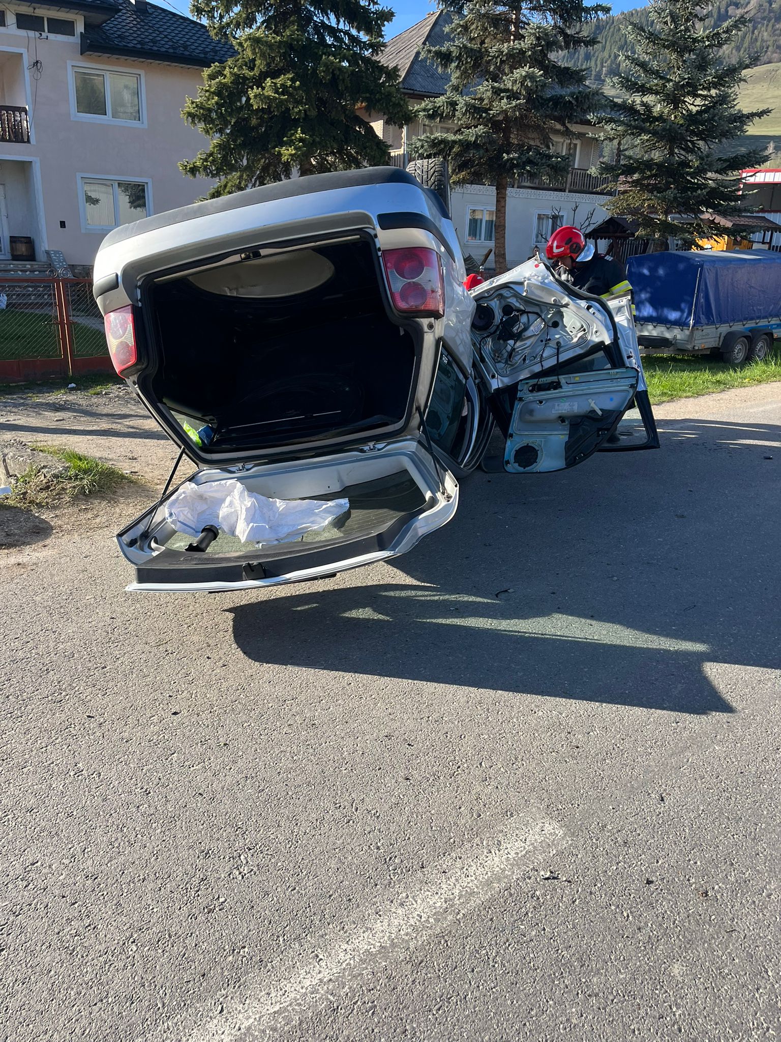 Accident rutier în satul Sabasa, două adolescente au fost rănite