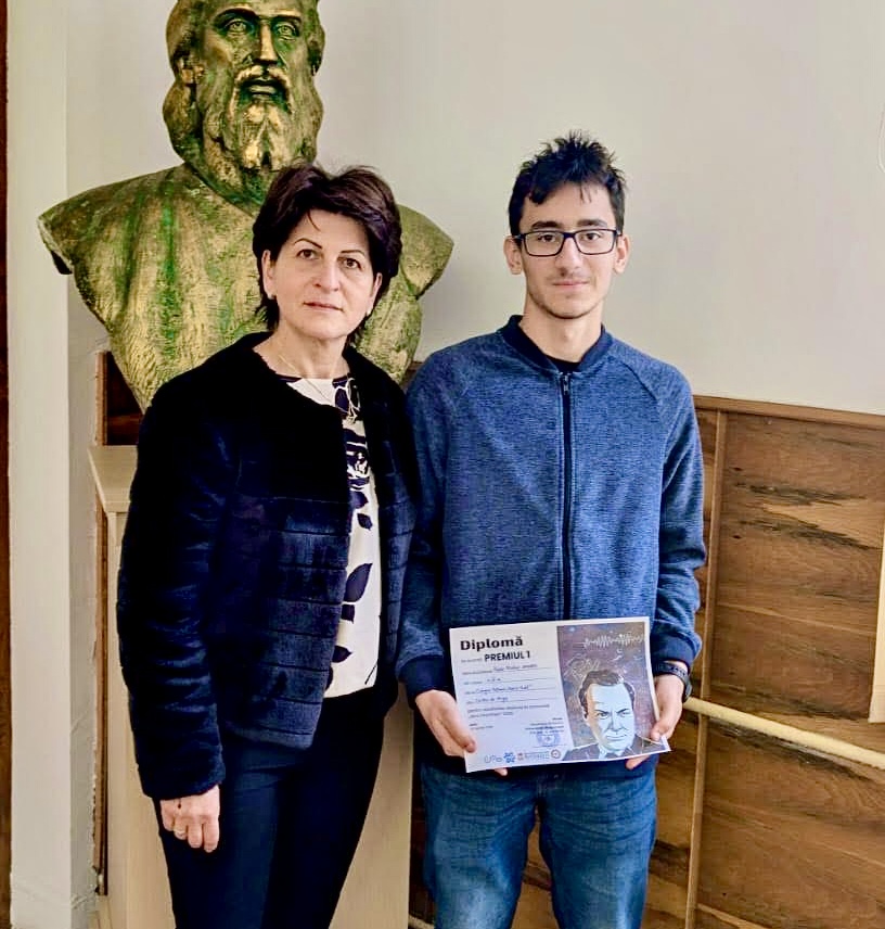 Elev de la Colegiul „Vlaicu Vodă” din Curtea de Argeș cucerește premiul I la un concurs național