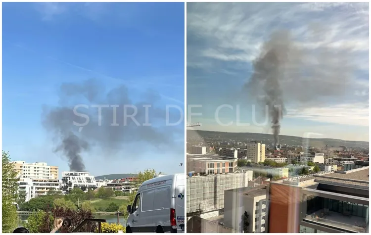 Incendiu într-un apartament din Cluj-Napoca, fără victime