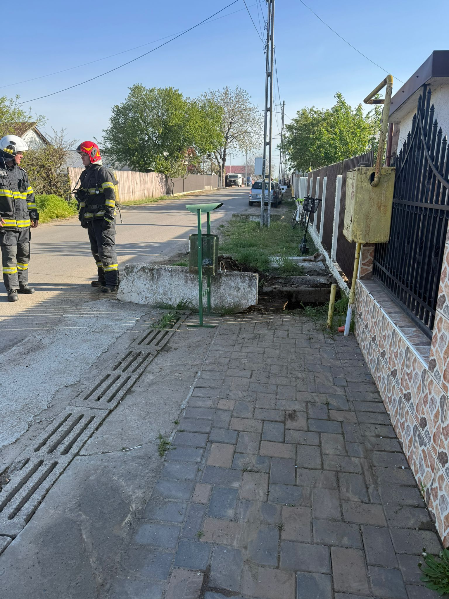 Accident de muncă la Matca, o țeavă de gaze a fost avariată