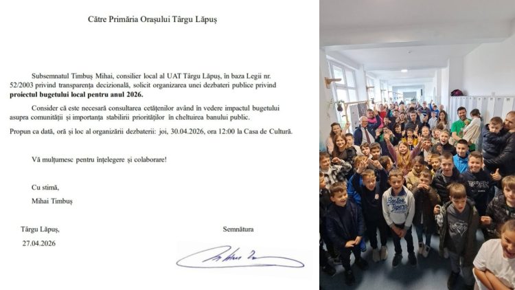 Dezbateri publice pentru bugetul local al Târgu Lăpuș în 2026