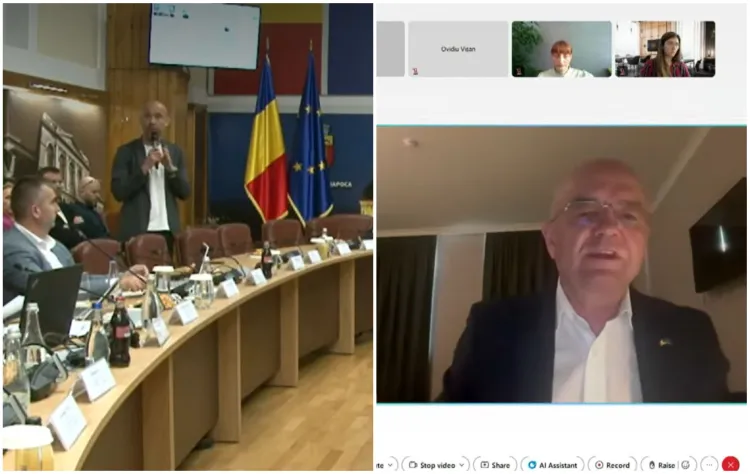 Scandal în Consiliul Local Cluj-Napoca între Sabin Sărmaș și primarul Emil Boc