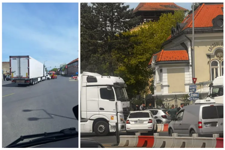 Accident rutier în Târgu-Mureș: o persoană rănită la sensul giratoriu