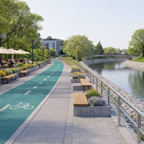 Primarul anunță începutul lucrărilor la Linia Albastră din Bistrița