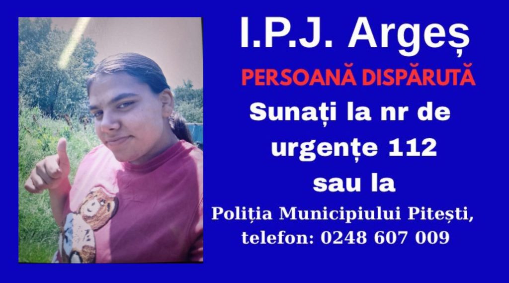 O tânără din Poiana Lacului a dispărut după ce a plecat la liceu