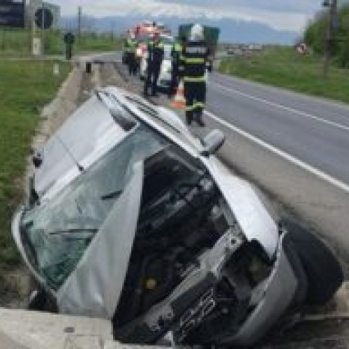 Accident rutier grav la ieșirea din Codlea spre Vlădeni