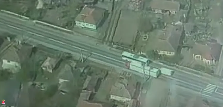 Șofer de TIR surprins făcând o manevră periculoasă în Cluj