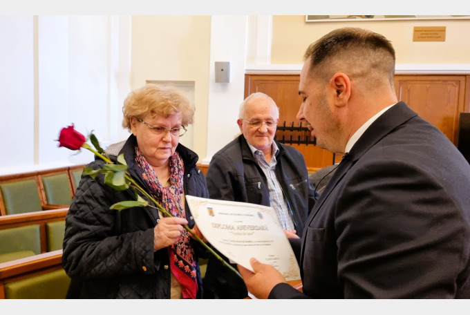 Teofil Filimon onorează cuplurile de aur la Primăria Oradea