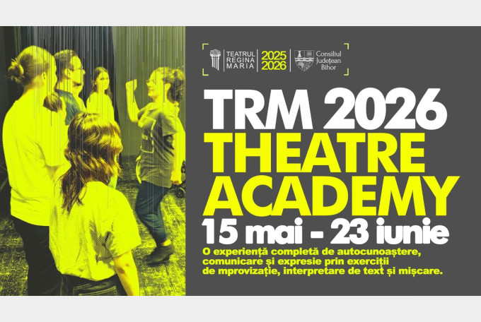 Teatrul Regina Maria lansează TRM Academy, ediția a doua a programului de dezvoltare personală