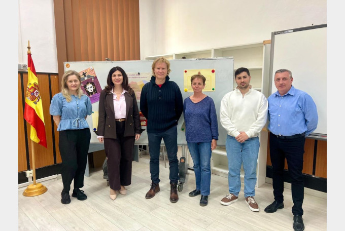 Vizita primului lector spaniol la Colegiul Național „Iosif Vulcan”