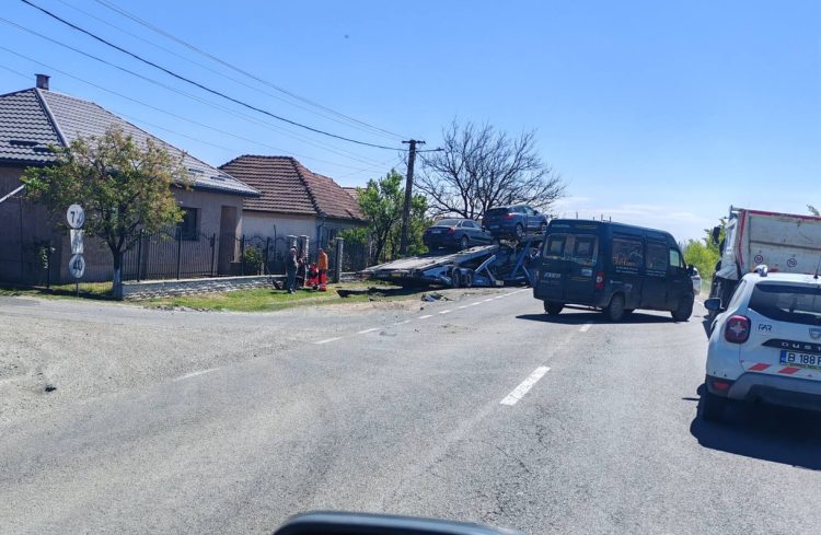 Accident rutier în Cicârlău: O femeie rănită după o coliziune