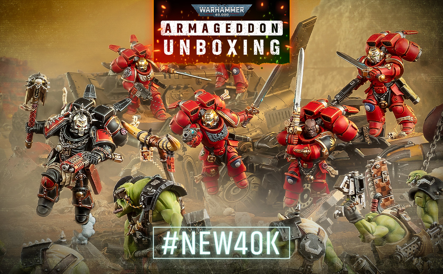 Warhammer 40,000: Armageddon Unboxing – The Space Marines - Warhammer Community