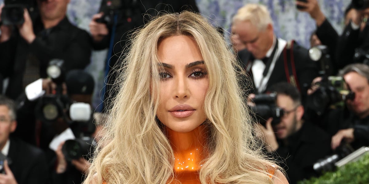 Kim Kardashian’s Rust-Gold Breastplate Is Made From a Mold of a ’60s Model - Harper's BAZAAR