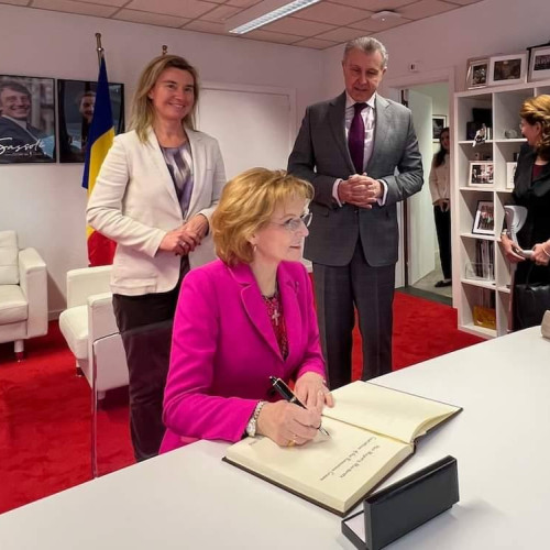 Vizita Custodelui Coroanei la Colegiul Europei din Bruges, Belgia