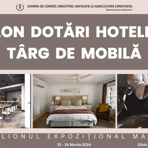 CCINA organizează a XX-a ediție a Salonului de Dotări Hoteliere în parteneriat cu instituțiile și organizațiile locale