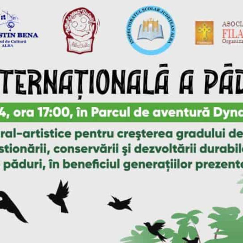 Recitaluri și ateliere de cultură în Parcul de Aventură din Alba Iulia: Ziua Pădurilor și Ziua Teatrului, eveniment la Centrul de Cultură „Augustin Bena”