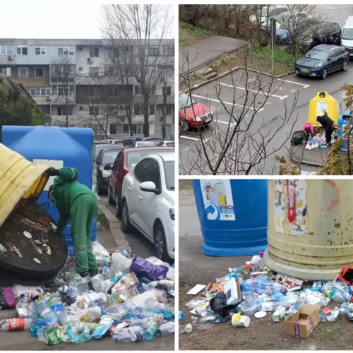Dezastru la platformele de gunoi din Constanța - Vandalizarea punctelor de colectare și intensificarea acțiunilor de monitorizare de către polițiștii locali
