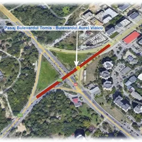 Primăria Constanța cere acord de mediu pentru pasajul de-a lungul bulevardului Aurel Vlaicu