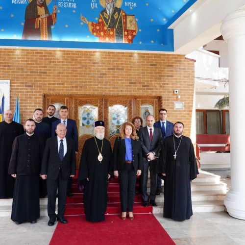 Înalt-preacuviosul Părinte Mitropolit Nifon a primit vizita Doamnei Iliana Iotova, Vicepreședintele Bulgariei, la Reședința eparhială
