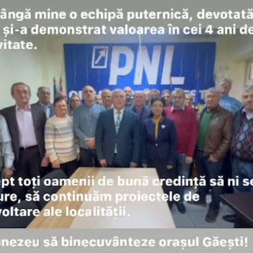 Grigore Gheorghe, primarul orașului Găești, declară candidatura oficială pentru un nou mandat
