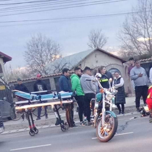 Accident mortal pe DN 1 A la Crevedia: Pedestru decedat, motociclist ranit si transportat la spital