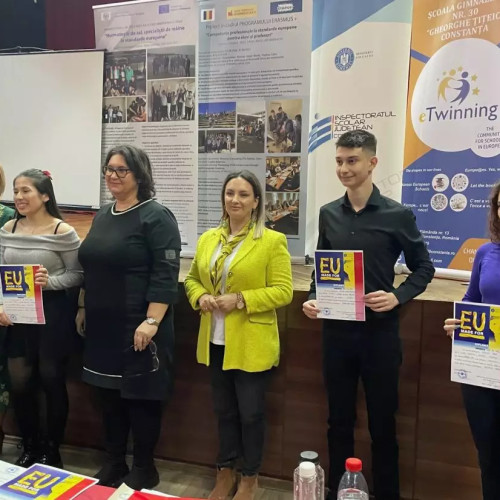 Elevi de la Liceul Ovidius, premiați la competiții internaționale și naționale pentru proiecte de cercetare și produse realizate în cadrul unor proiecte europene