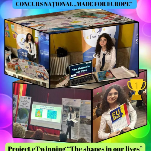 Școala Nr. 30 „Gheorghe Țițeica” câștigă etapa județeană a concursului european „Made for Europe”