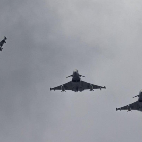 Avioane Eurofighter Typhoon au aterizat la Baza Mihail Kogălniceanu pentru misiuni de Poliție Aeriană în următoarele 4 luni