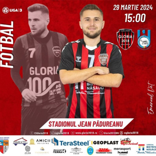 Gloria începe play-off-ul cu meciul de vineri pe Stadionul ”Jean Pădureanu”