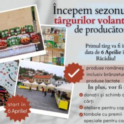 Târgurile volante din Brașov se reiau în cartiere! Programul și noutățile lunii aprilie anunțate de autoritățile locale