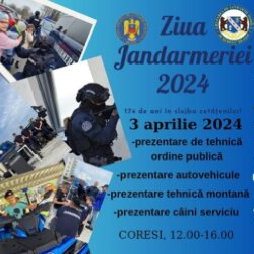 Sărbătoarea Jandarmeriei Române, eveniment festiv la Coresi Mall Brașov!