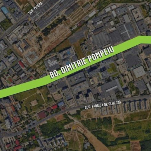 Proiect pentru lărgirea Bulevardului Dimitrie Pompeiu, atribuit de Primarul General Nicușor Dan. Studiul de fezabilitate va fi realizat de F.I.P. Consulting SRL în 180 de zile.