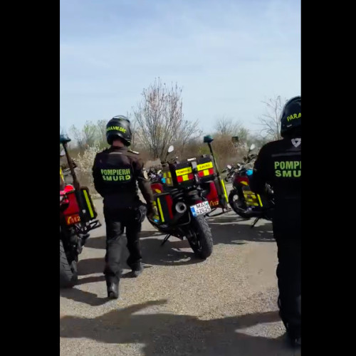 Pompierii ISU București-Ilfov vor interveni și cu motociclete, din 2024