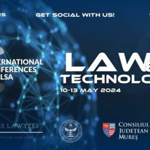 ELSA Tg-Mureş organizează prima ediţie a Conferinţei Internaţionale pe tema "Lege şi Tehnologie": Impactul evoluţiei tehnologice asupra sistemului juridic va fi analizat de studenţi şi practicieni ai dreptului în perioada 10-13 Mai. Înscrierile se pot face până la finalul lunii martie prin social media.