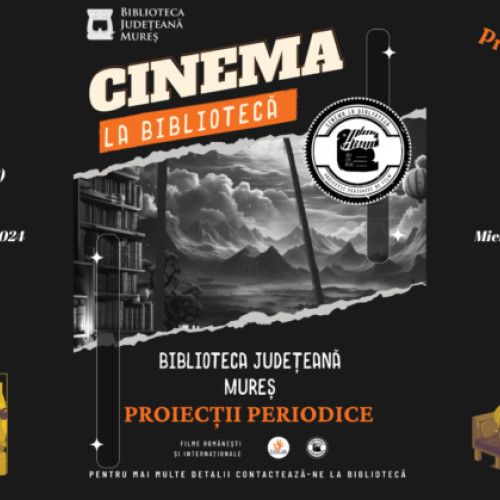 Scurtmetraje educaționale la Biblioteca Județeană Mureș - o inițiativă de succes care promovează cultura și educația