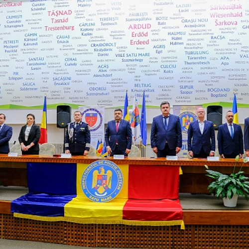 Ziua Poliției Române sărbătorită la Satu Mare de Prefectul Radu Roca și subalternii săi
