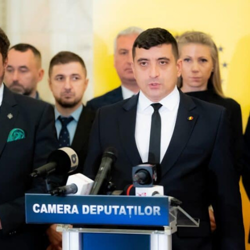 George Simion, preşedintele AUR, critică planurile de comasare a alegerilor şi anunţă proteste la sediul AEP.