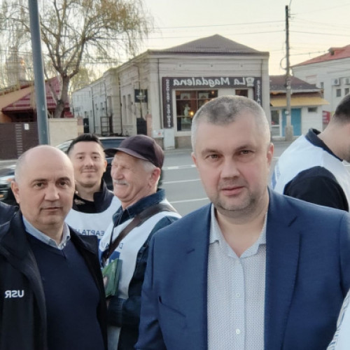 Petrişor Potec, liderul filialei gălăţene a Forţei Drepte, candidatul Alianţei Dreapta Unită pentru şefia judeţului Galaţi