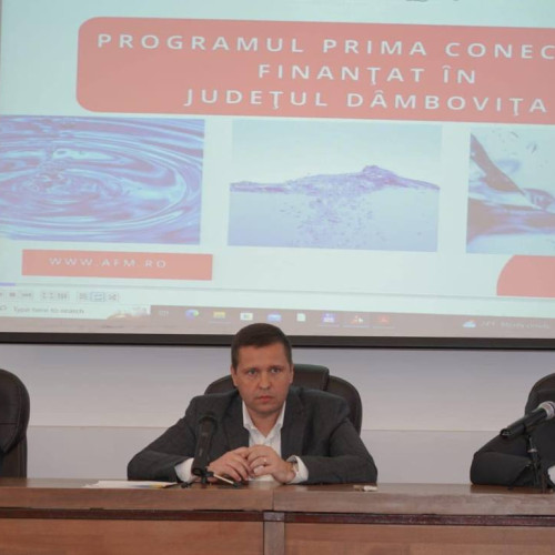 1300 de familii din 24 de comune dâmbovițene se vor conecta gratuit la sistemul de alimentare cu apă și canalizare
