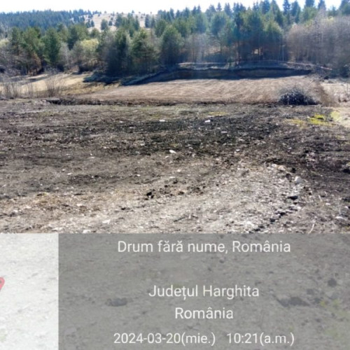 Garda de Mediu Harghita face sesizare penală după incendiul din sit natura 2000
